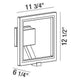 Square 1-Light LED Outdoor Wall Mount