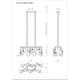 Cornice Chandelier 10-Light 45"