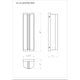 Langfe Round 16" Outdoor Wall Mount