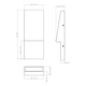 Nanton 14" Outdoor Wall Mount