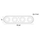 Nymark 4-Light LED Surface Mount