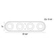 Nymark 4-Light LED Surface Mount