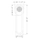 Swing 18" Outdoor Wall Mount