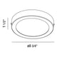 Brant 1-Light Flush Mount