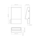 Nanton 9" Outdoor Wall Mount