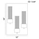 Solato 3-Light Outdoor Wall Sconce