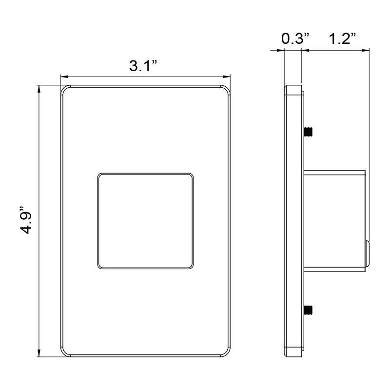 30286 1-Light LED Outdoor In-Wall