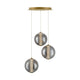 Atomo 3-Light Chandelier