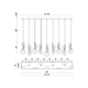 Norah 9-Light 51" Chandelier
