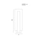 Carta 1-Light Outdoor Wall Light