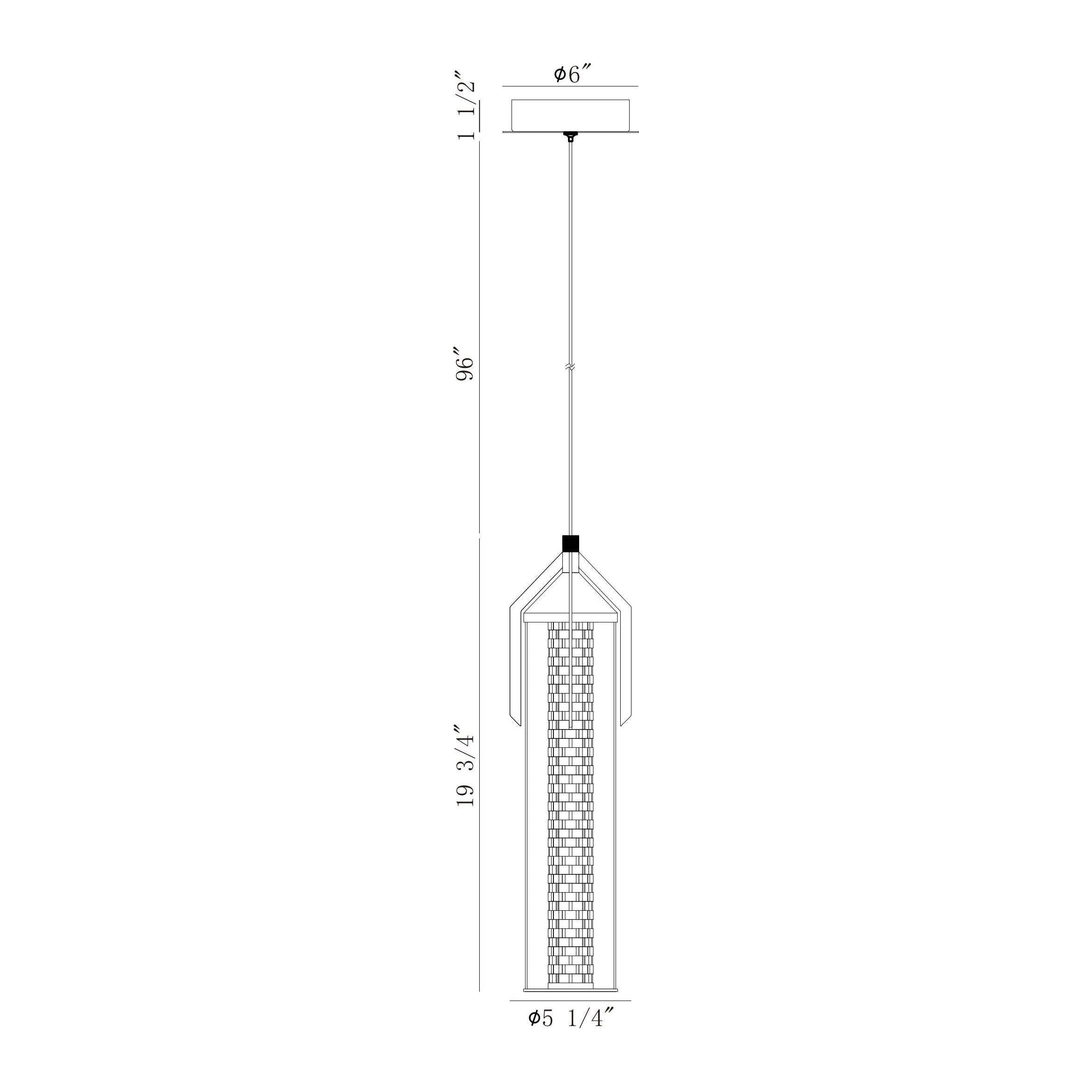 Espada 1-Light Chandelier