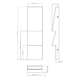 Nanton 2-Light 19" Outdoor Wall Mount