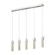 5-Light Linear Pendant Chrome