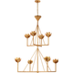 Alberto Large Two Tier Chandelier