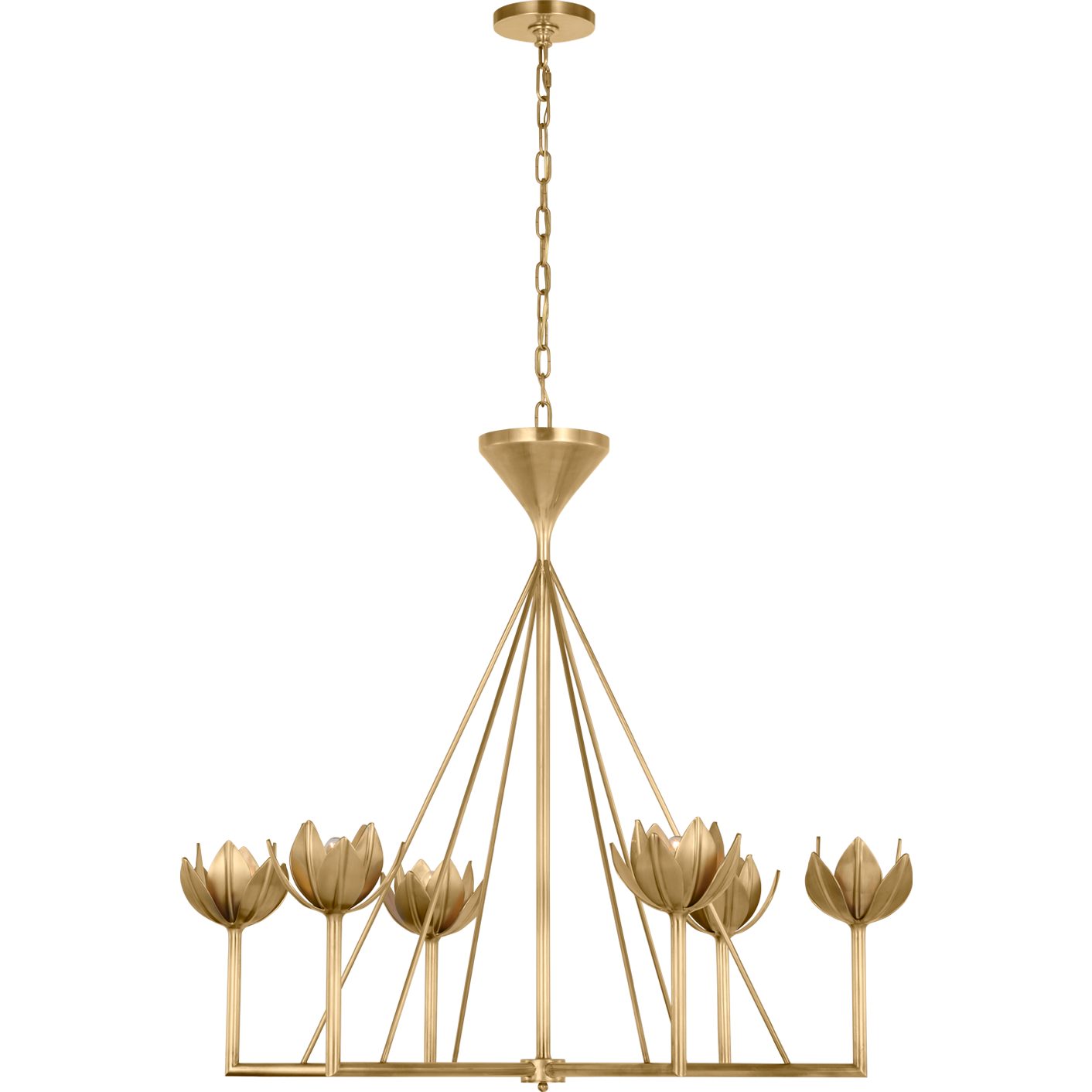 Alberto Large Low Ceiling Chandelier