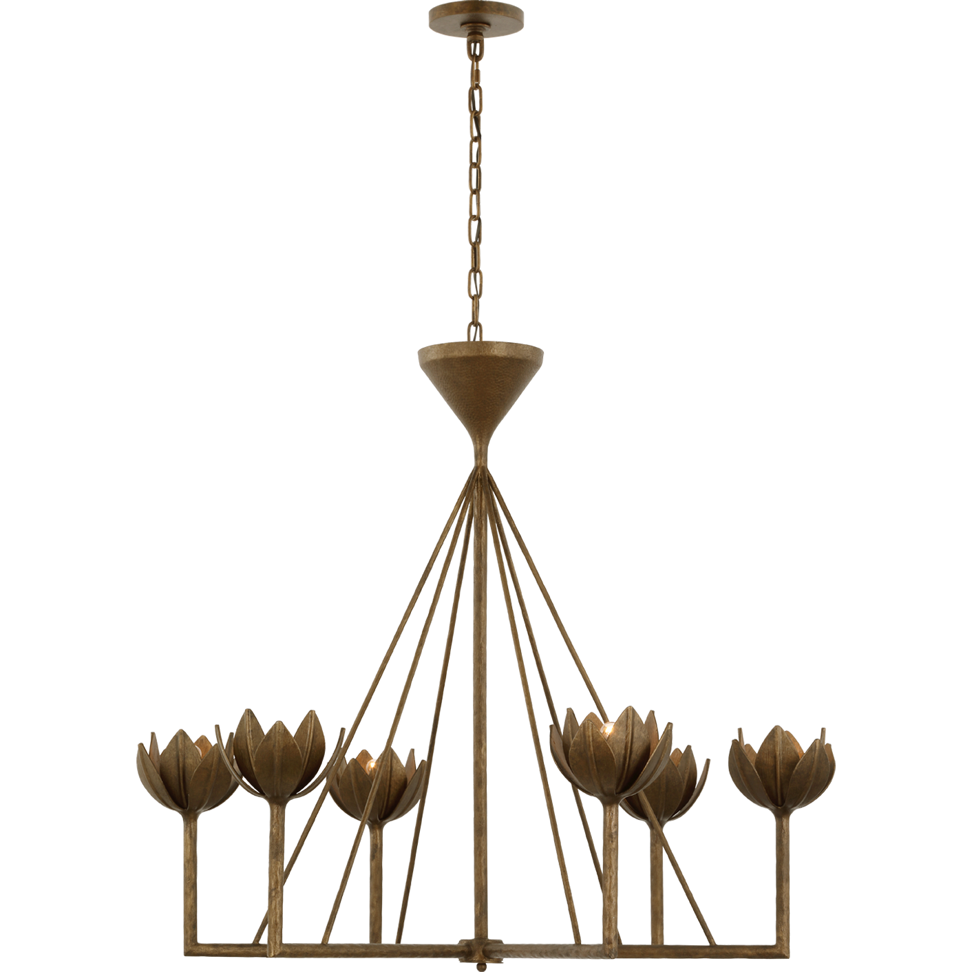 Alberto Large Low Ceiling Chandelier