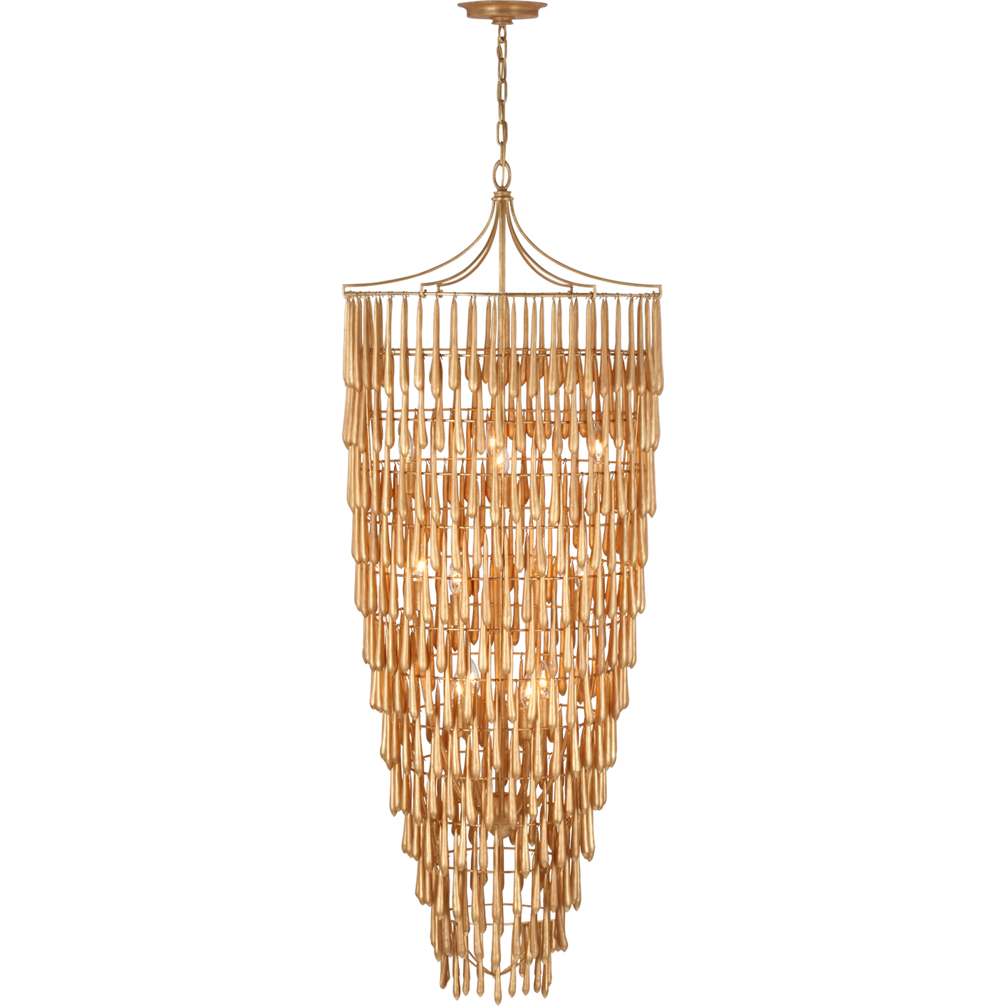 Vacarro Tall Cascading Chandelier