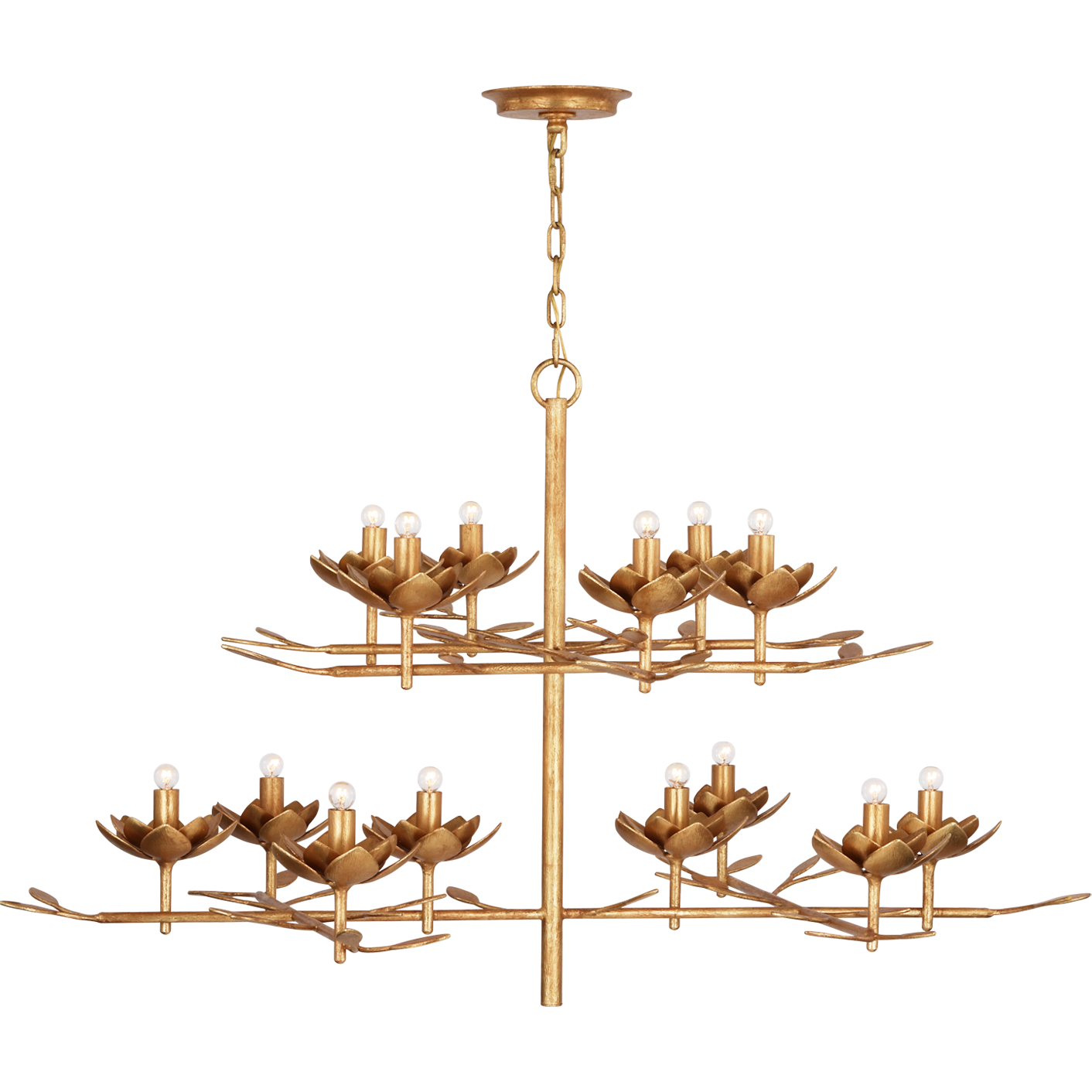 Clementine 53" Tiered Chandelier