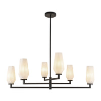 Krysta 35" 6-Light Chandelier