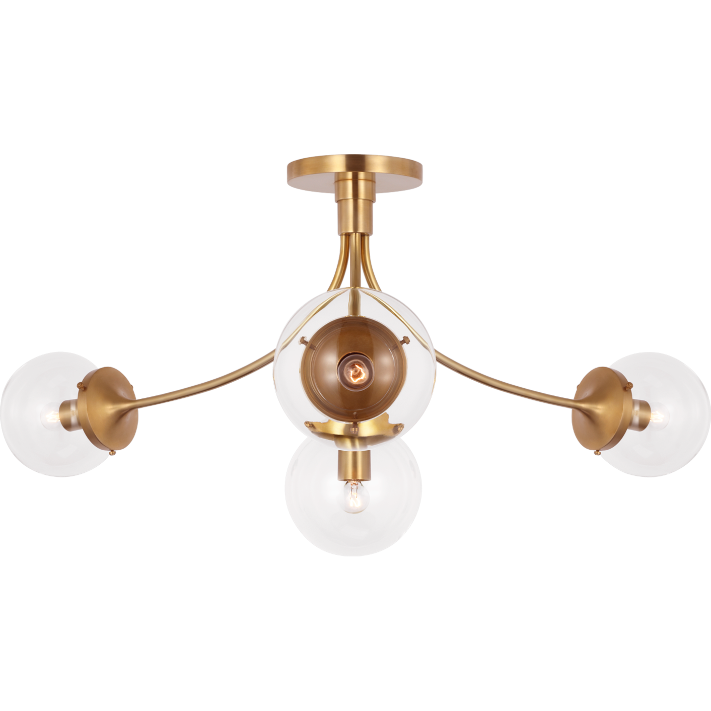 Prescott Large Semi Flush Mount