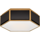 Bradford Small Hexagonal Flush Mount
