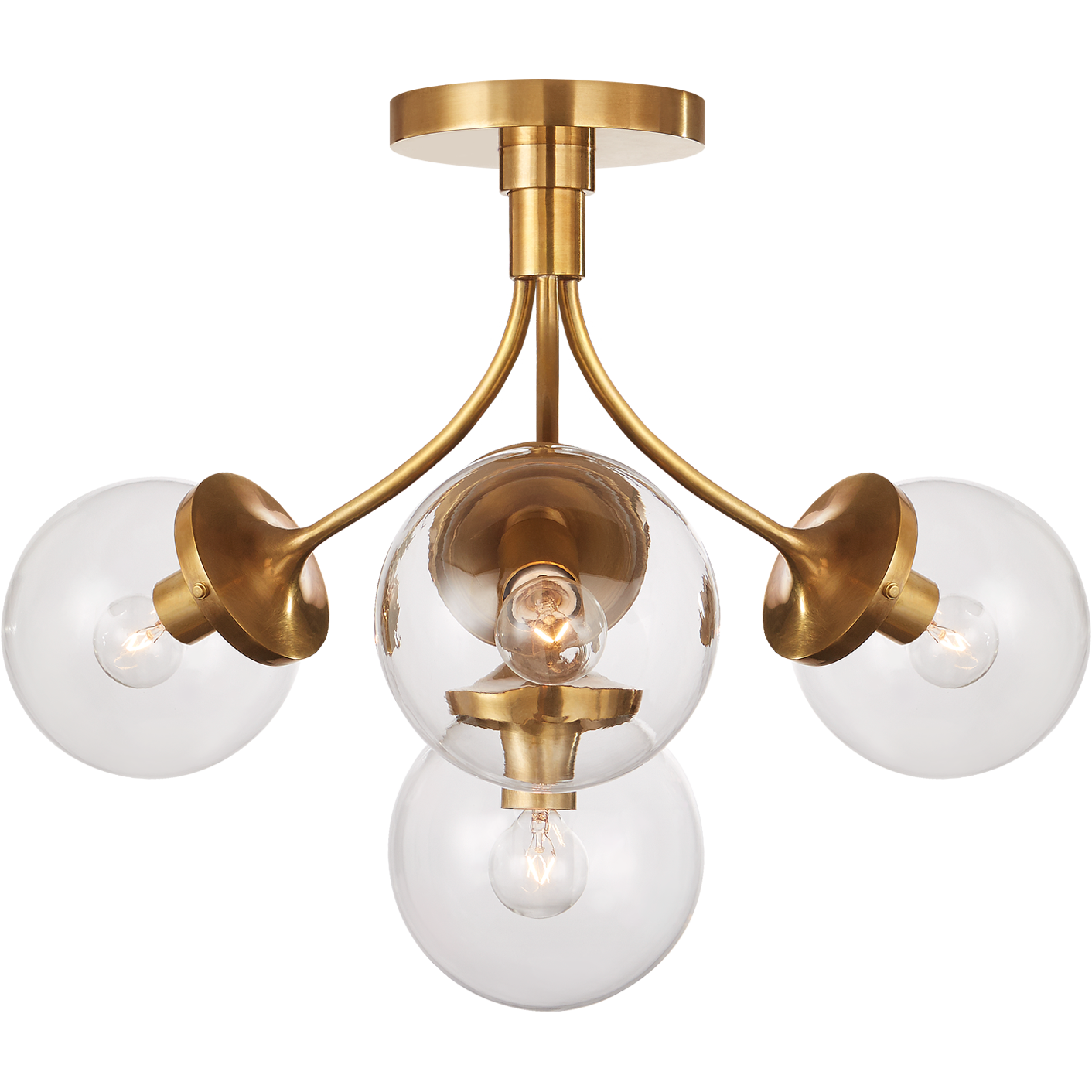 Prescott Medium Semi Flush Mount