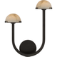 Pedra 15" Asymmetrical Left Sconce