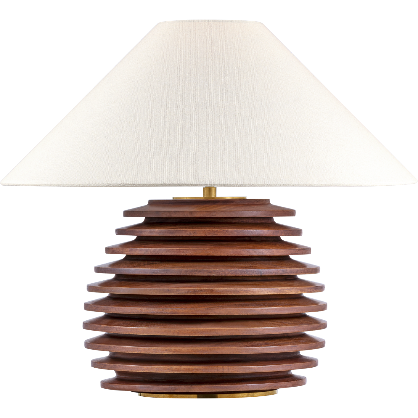 Crenelle 20" Stacked Table Lamp