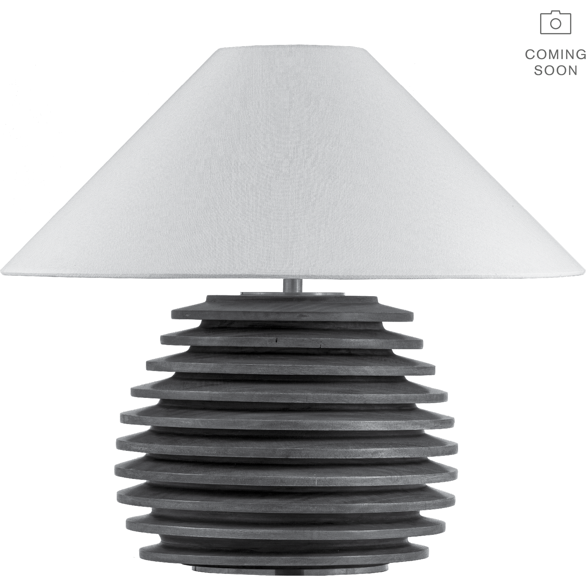 Crenelle 20" Stacked Table Lamp