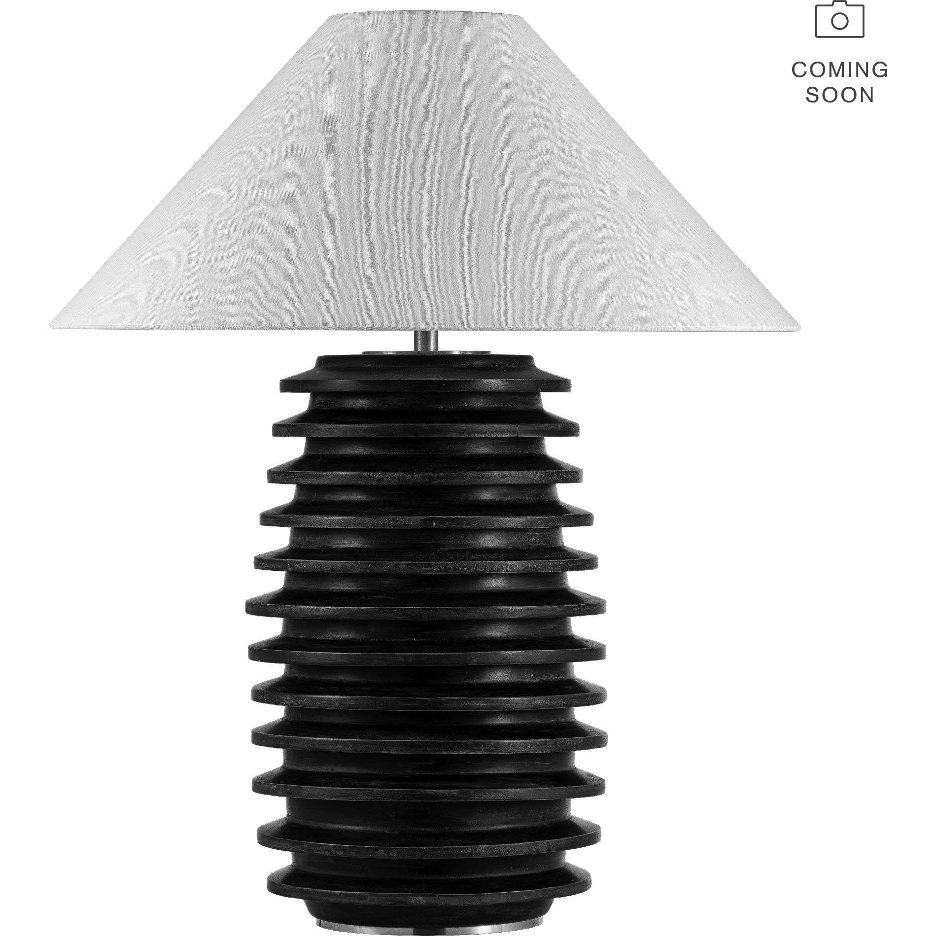 Crenelle 27" Stacked Table Lamp