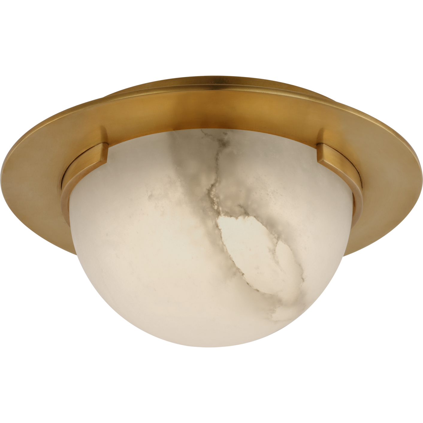 Melange 6" Solitaire Flush Mount