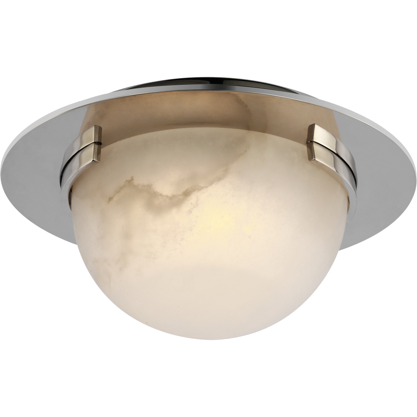 Melange 6" Solitaire Flush Mount