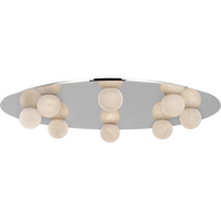 Pertica 30" Eight Light Flush Mount