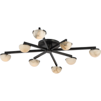 Pedra Large Staggered Arm Flush Mount
