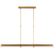 Precision Large Linear Chandelier
