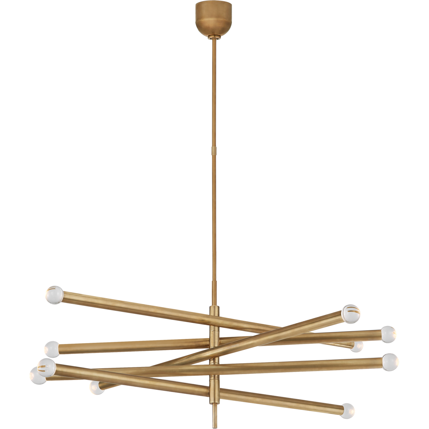 Rousseau Grande Ten Light Articulating Orb Chandelier