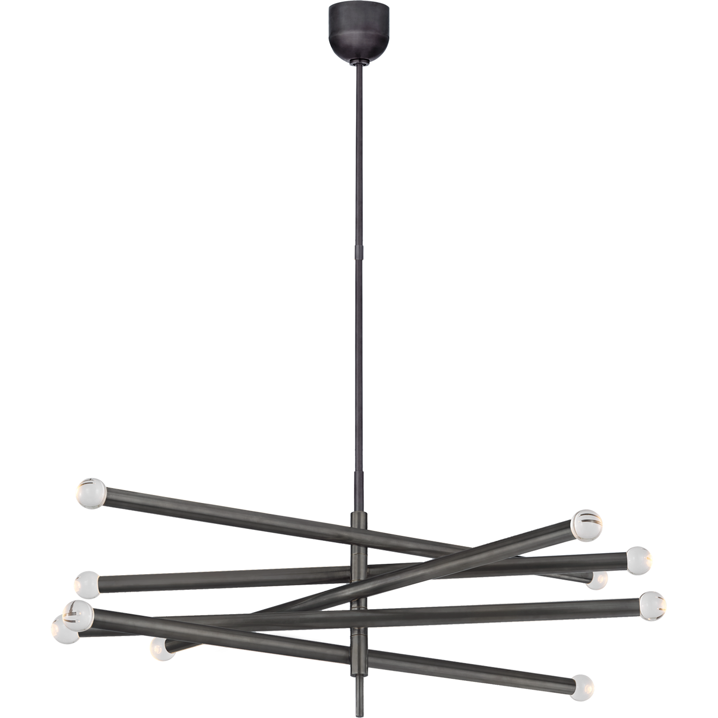 Rousseau Grande Ten Light Articulating Orb Chandelier