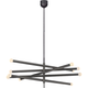 Rousseau Grande Ten Light Articulating Orb Chandelier