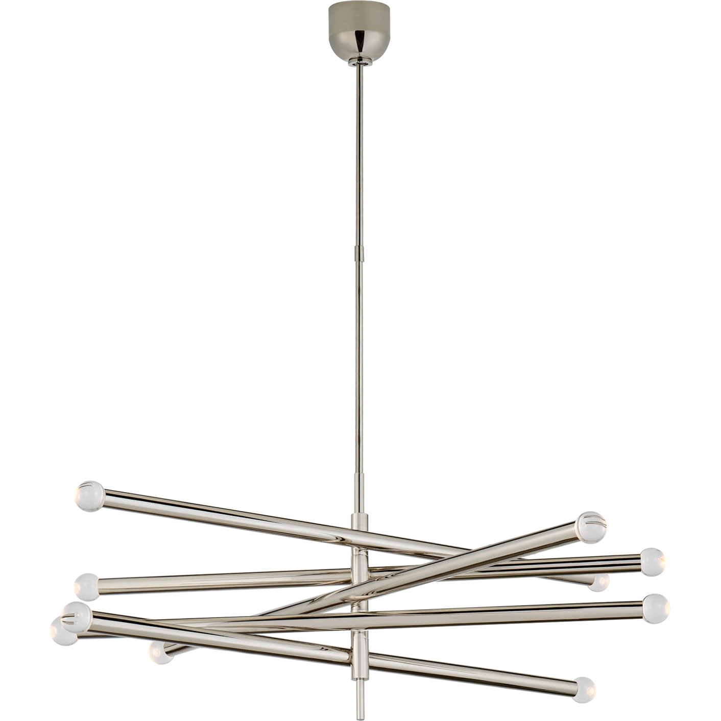 Rousseau Grande Ten Light Articulating Orb Chandelier