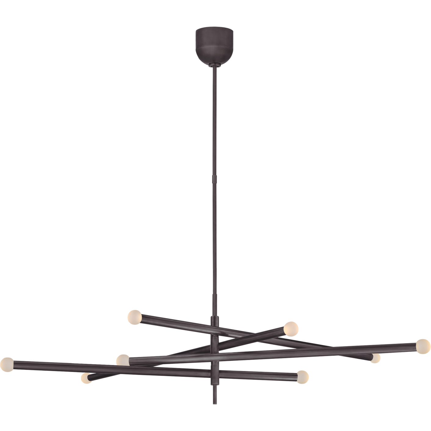 Rousseau Grande Eight Light Articulating Orb Chandelier