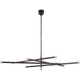 Rousseau Oversized Eight Light Articulating Orb Chandelier