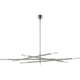 Rousseau Oversized Eight Light Articulating Chandelier