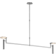 Melange Extra Large Floating Disc Linear Chandelier