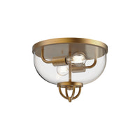 Lancaster 13" 2-Light Flush Mount