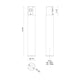 Lorna 13" (2" Dia.) LED Concrete Ceiling Mount