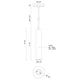 Lorna 12" (2" Dia.) LED Pendant