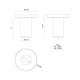 Lorna 4" (2" Dia.) LED Ceiling Mount