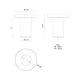 Lorna 4" (2" Dia.) LED Ceiling Mount