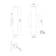 Lorna 12" (2" Dia.) LED Wall Sconce Up/Down Light