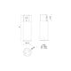 Lorna 10" (3" Dia.) LED Concrete Ceiling Mount